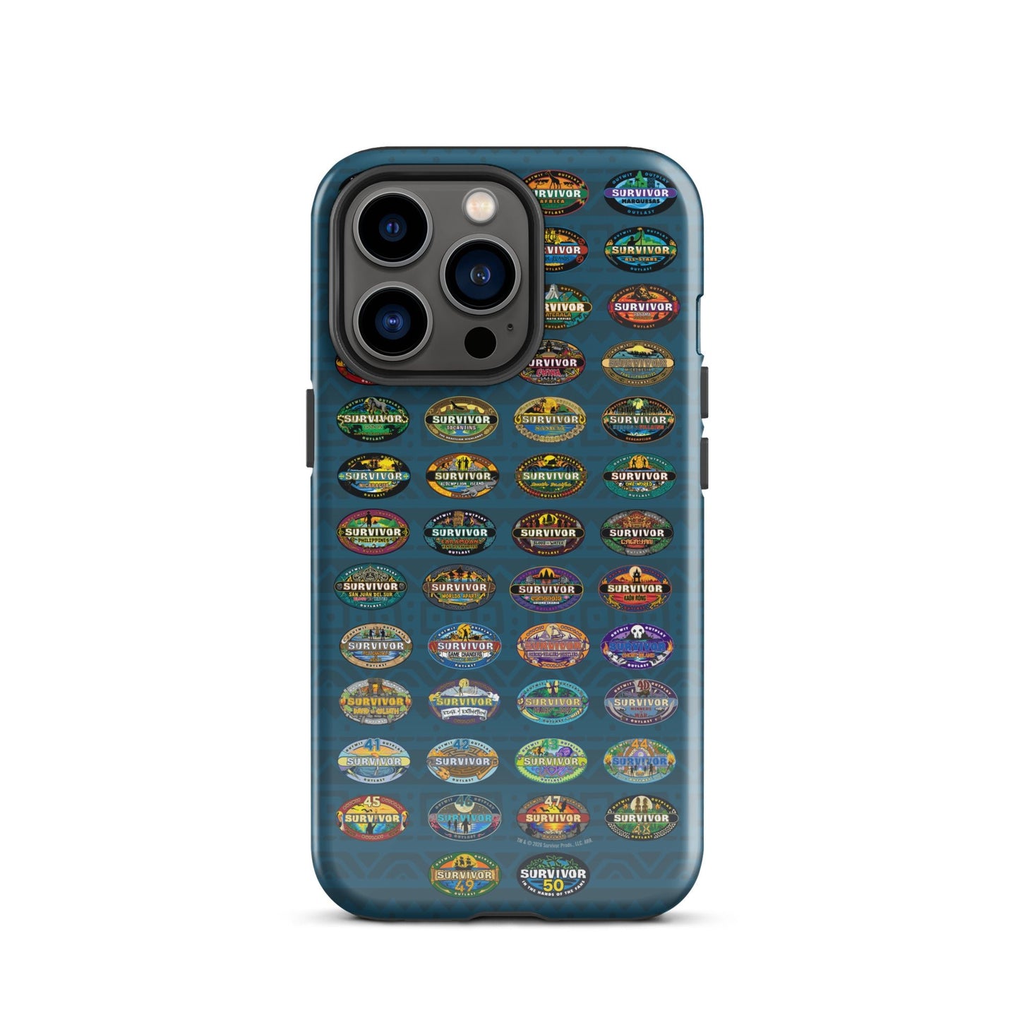 Survivor iPhone Tough Phone Case 50 Seasons Logo - Paramount Shop