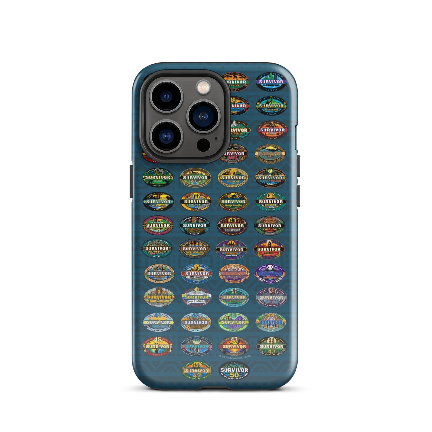 Survivor iPhone Tough Phone Case 50 Seasons Logo - Paramount Shop