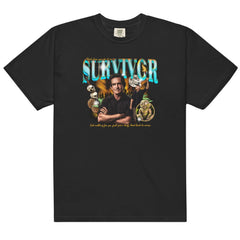 Survivor Jeff Probst Heartthrob Oversized Comfort Colors T-Shirt - Black / SM