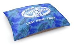 Survivor Estampado selvático Logo Personalizado Cama para mascotas - 28 en x 18 en