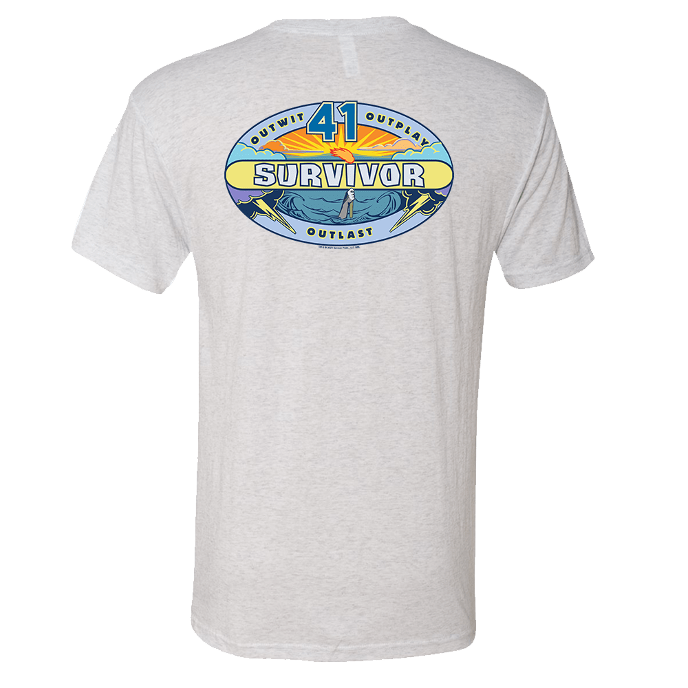 Survivor Keep The One Quote Men's Tri - Blend T - Shirt - Paramount Shop