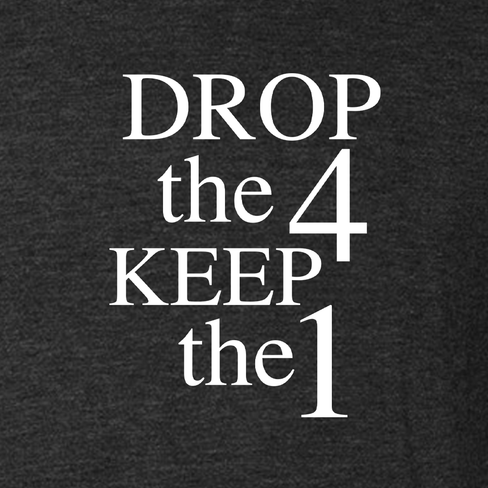 Survivor Keep The One Quote Men's Tri - Blend T - Shirt - Paramount Shop