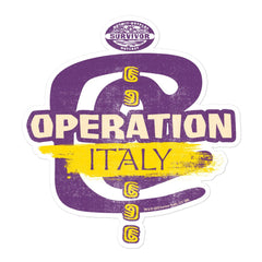 Survivor Operation Italy Sticker - 5.5 in x 5.5 in