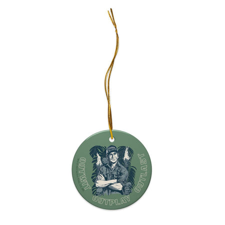 Survivor Ornament Jeff Tribal Outwit. Outplay. Outlast. - Paramount Shop