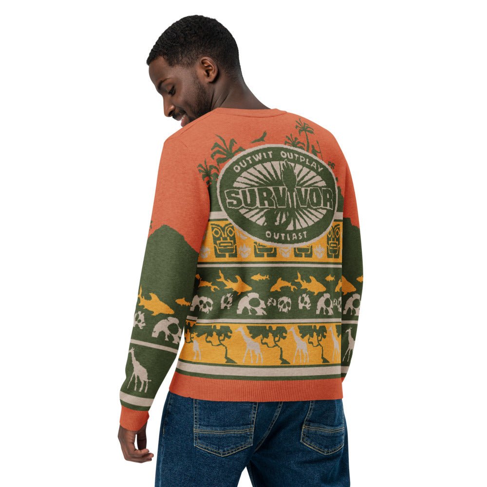 Survivor Outwit Outplay Outlast Holiday Unisex Sweater - Paramount Shop