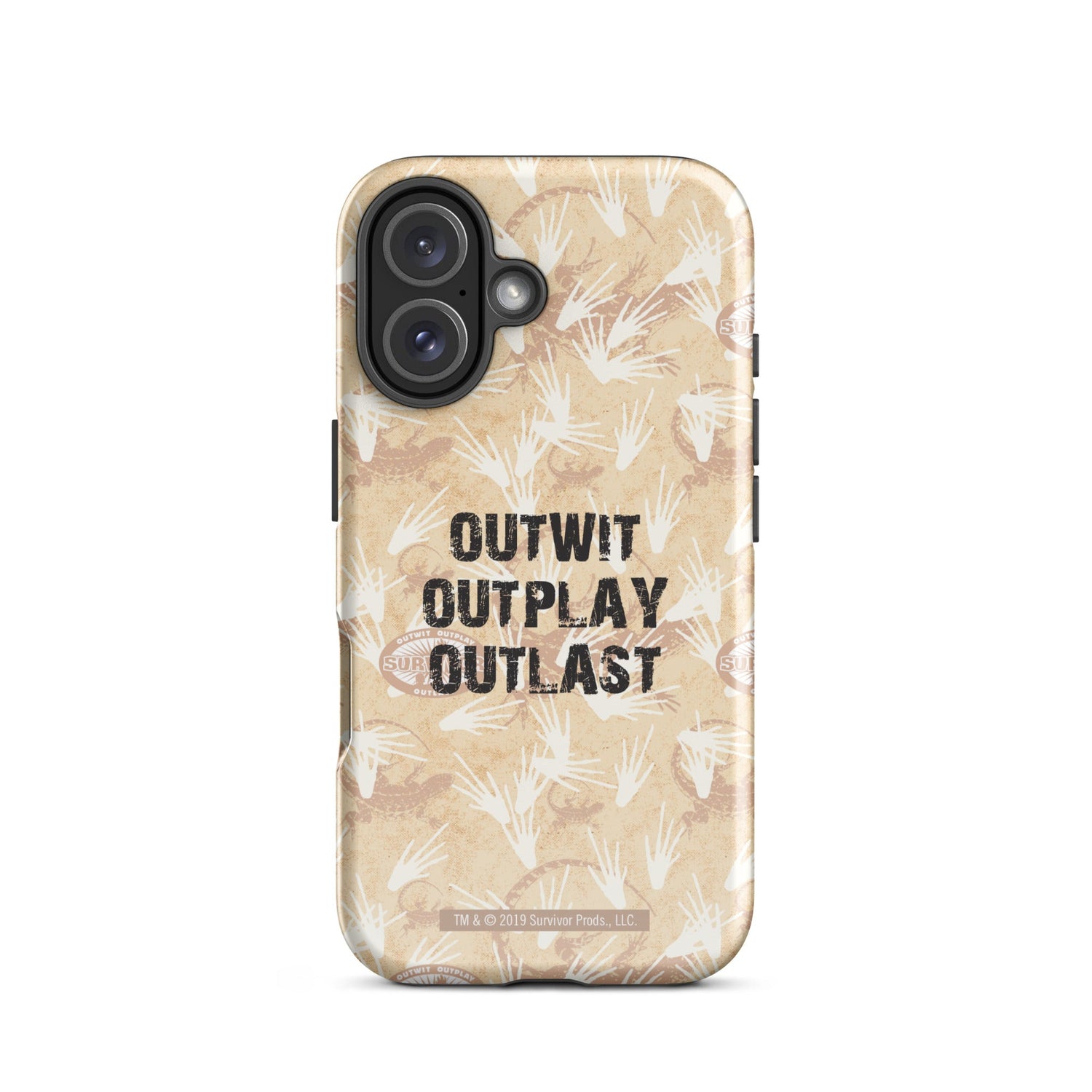 Survivor Outwit, Outplay, Outlast Tough Phone Case - iPhone - Paramount Shop