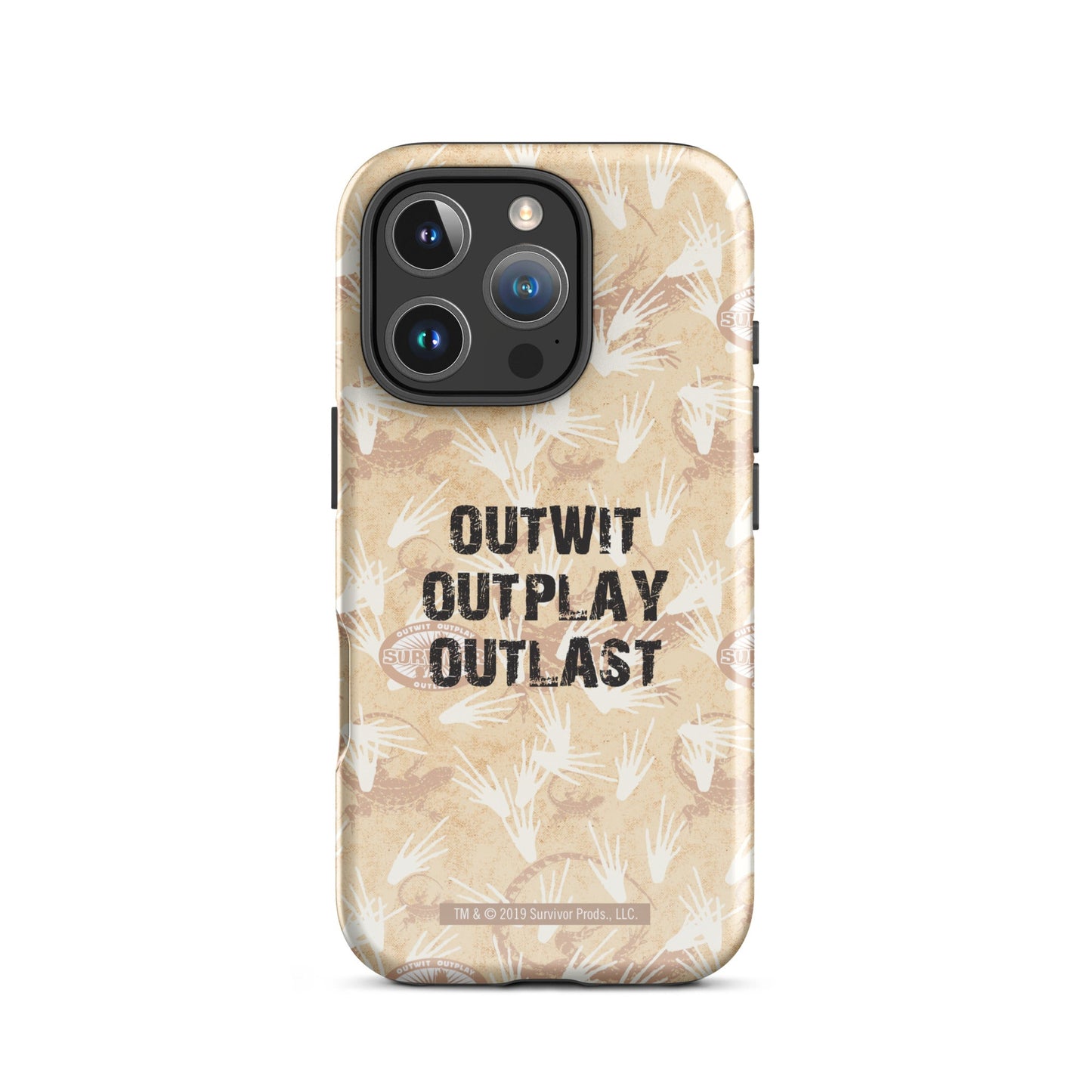 Survivor Outwit, Outplay, Outlast Tough Phone Case - iPhone - Paramount Shop