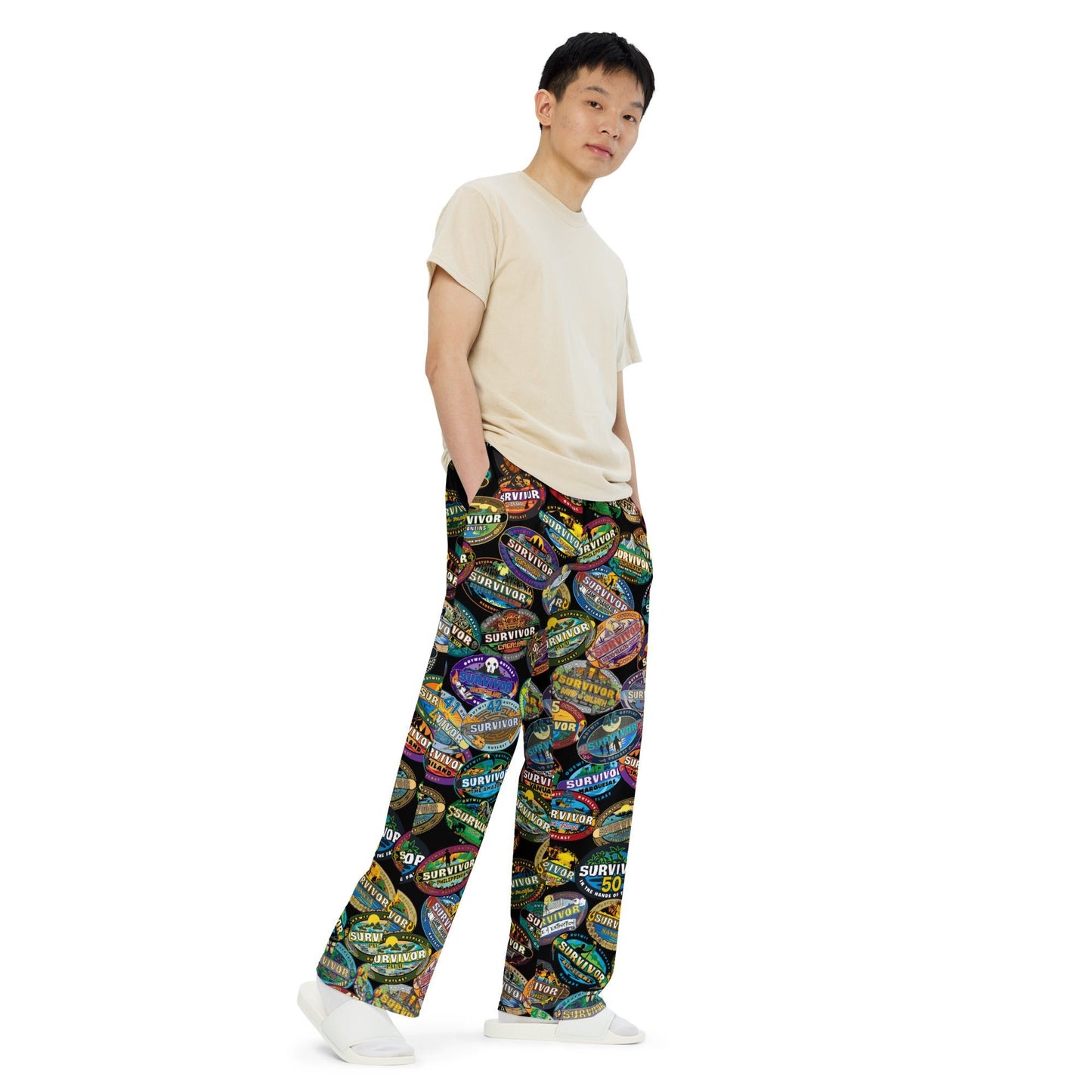 Survivor Pajama Pants 50 Seasons Logo - Paramount Shop
