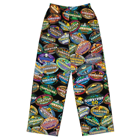 Survivor Pajama Pants 50 Seasons Logo - Paramount Shop