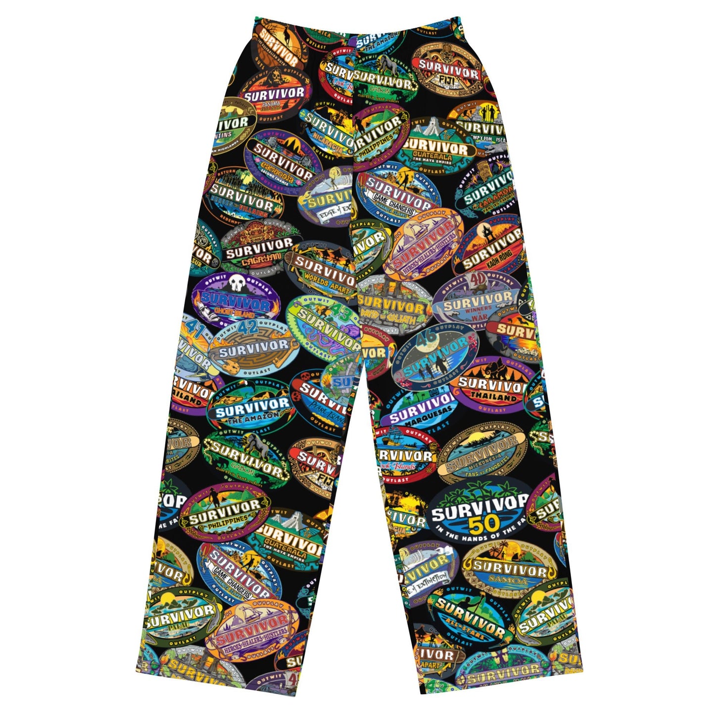 Survivor Pajama Pants 50 Seasons Logo - Paramount Shop