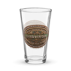Survivor Pint Glass The Fire Still Burns - 16 oz