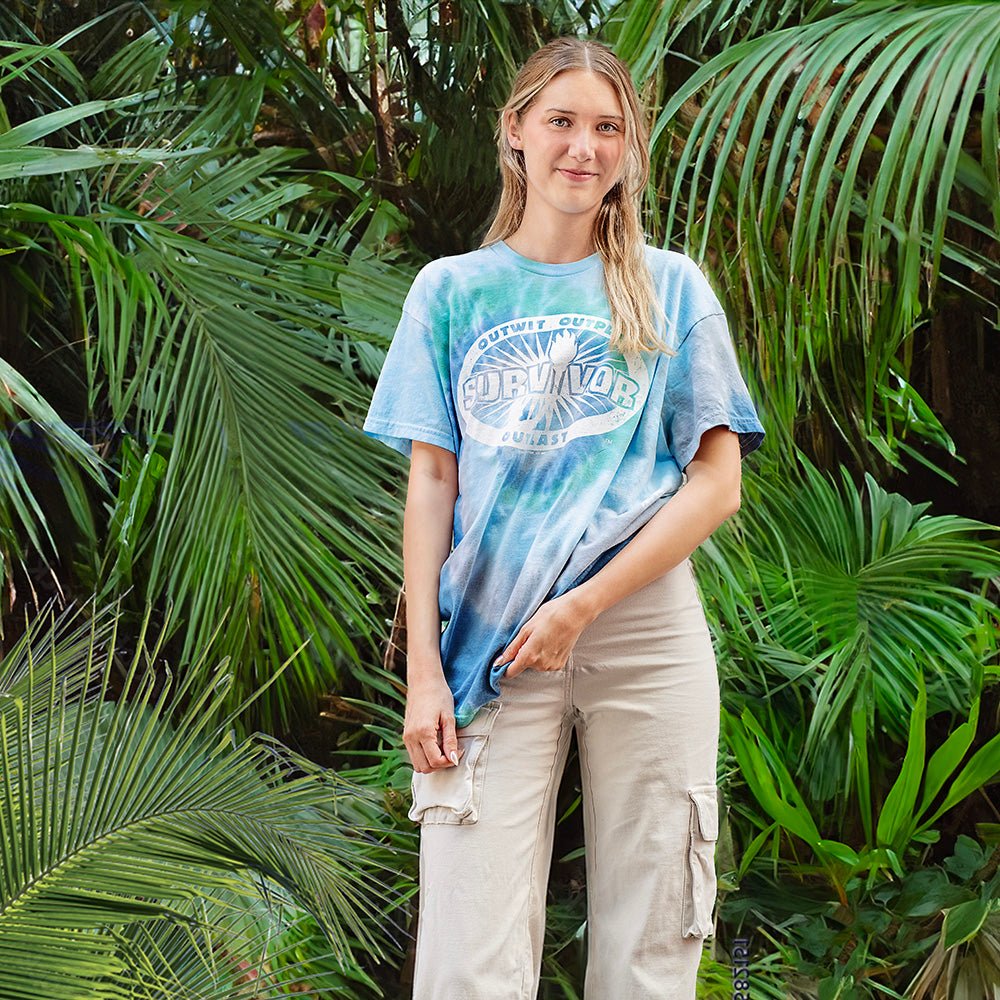 Survivor Premium Blue Tie Dye Shirt - Paramount Shop