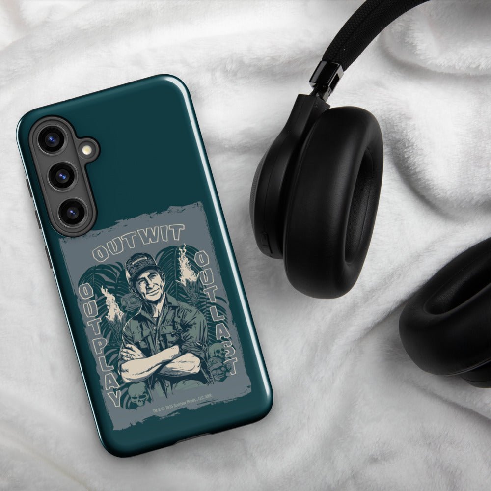 Survivor Samsung Tough Case Jeff Tribal Outwit. Outplay. Outlast. - Paramount Shop