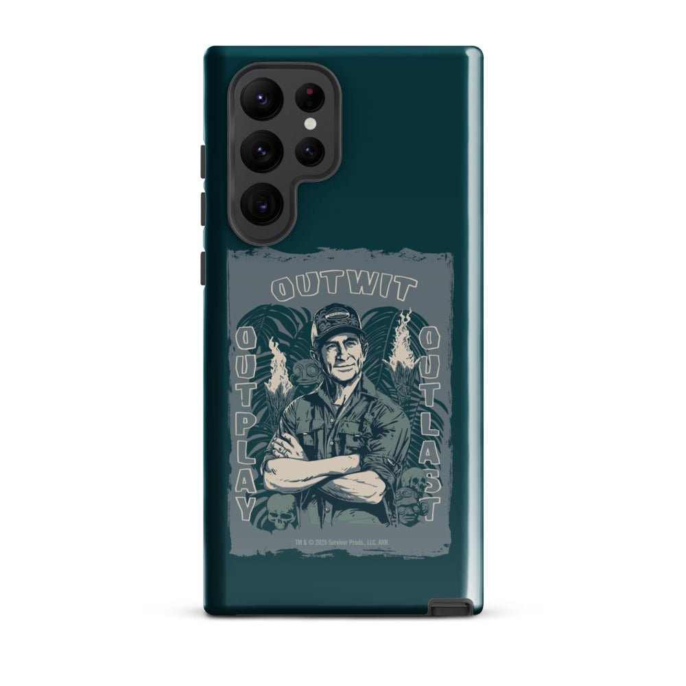 Survivor Samsung Tough Case Jeff Tribal Outwit. Outplay. Outlast. - Paramount Shop
