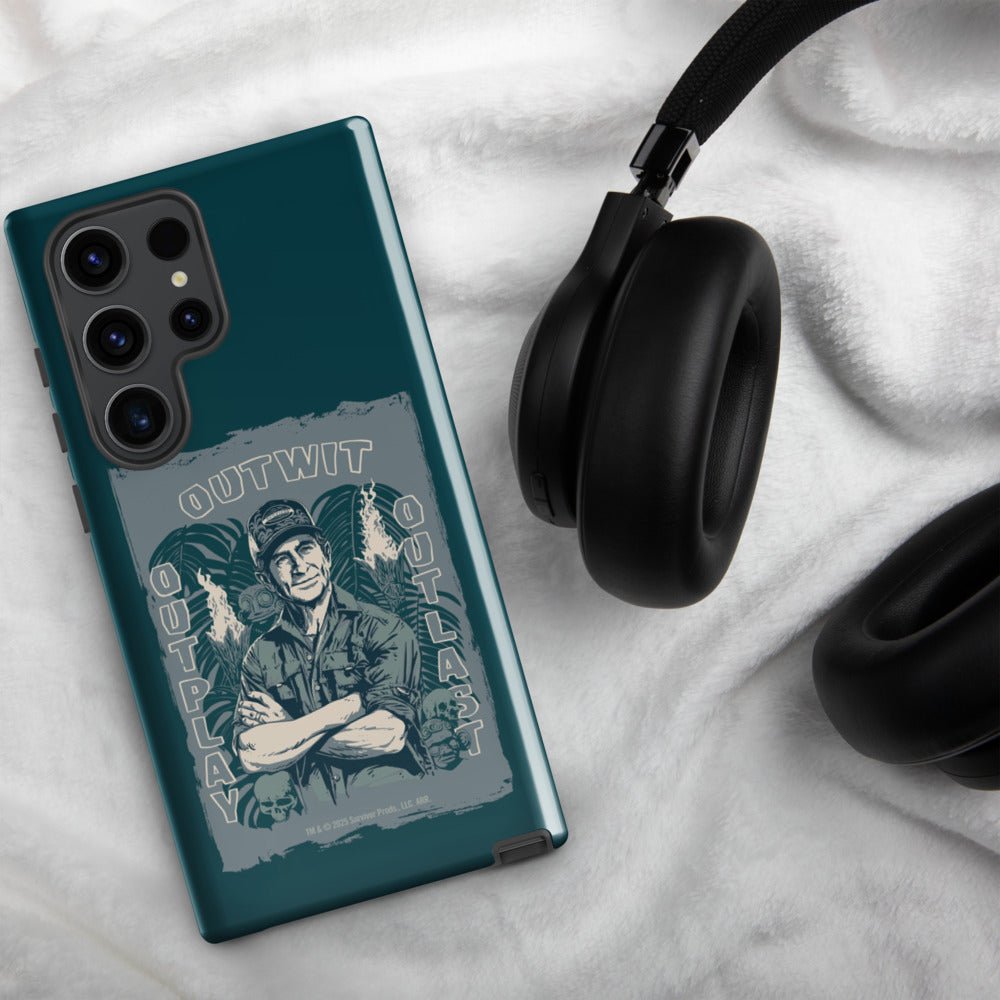 Survivor Samsung Tough Case Jeff Tribal Outwit. Outplay. Outlast. - Paramount Shop