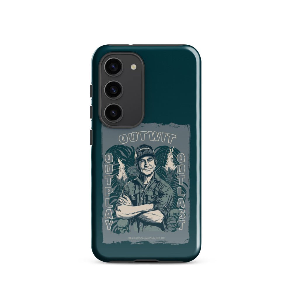 Survivor Samsung Tough Case Jeff Tribal Outwit. Outplay. Outlast. - Paramount Shop