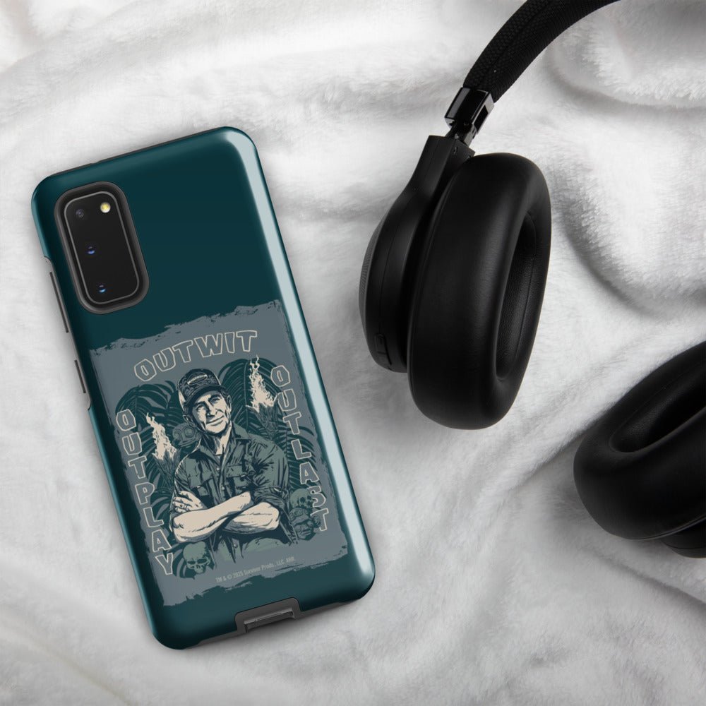 Survivor Samsung Tough Case Jeff Tribal Outwit. Outplay. Outlast. - Paramount Shop