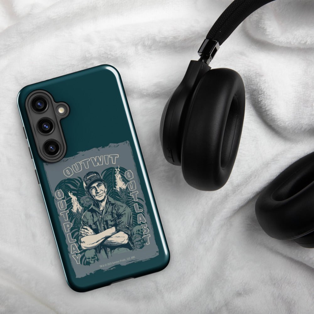 Survivor Samsung Tough Case Jeff Tribal Outwit. Outplay. Outlast. - Paramount Shop