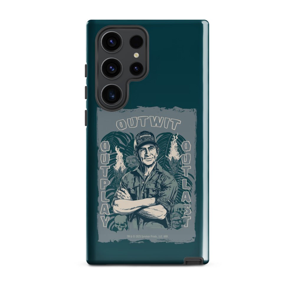 Survivor Samsung Tough Case Jeff Tribal Outwit. Outplay. Outlast. - Paramount Shop