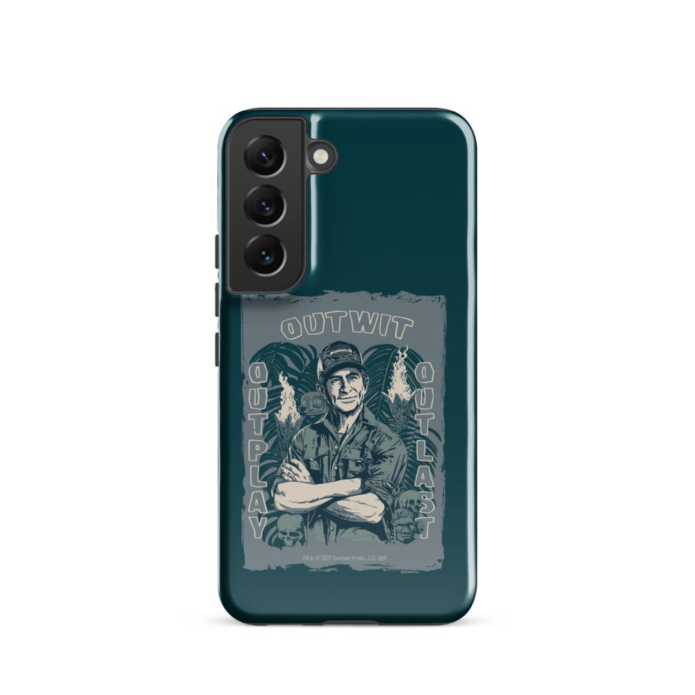 Survivor Samsung Tough Case Jeff Tribal Outwit. Outplay. Outlast. - Paramount Shop
