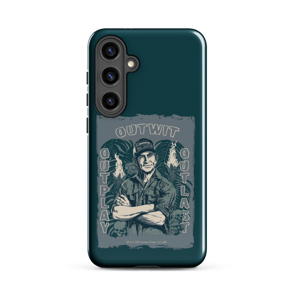Survivor Samsung Tough Case Jeff Tribal Outwit. Outplay. Outlast. - Paramount Shop