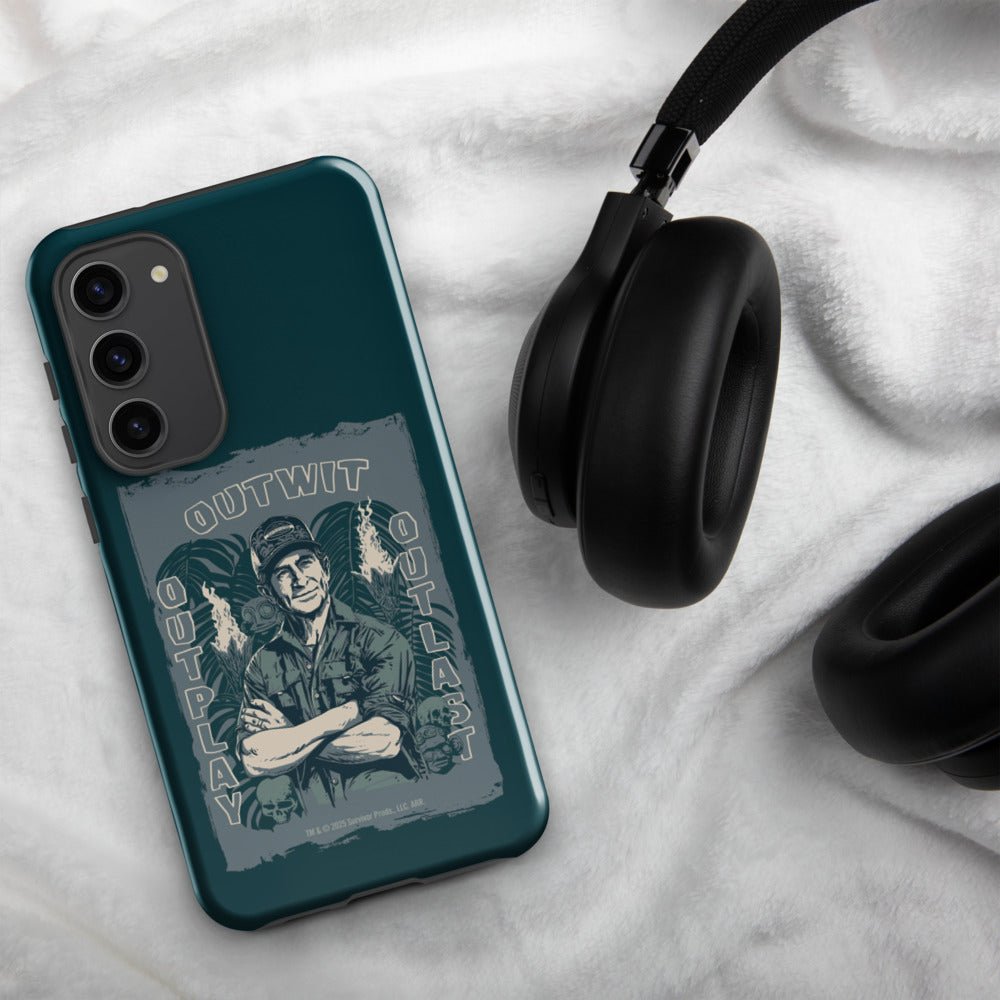 Survivor Samsung Tough Case Jeff Tribal Outwit. Outplay. Outlast. - Paramount Shop