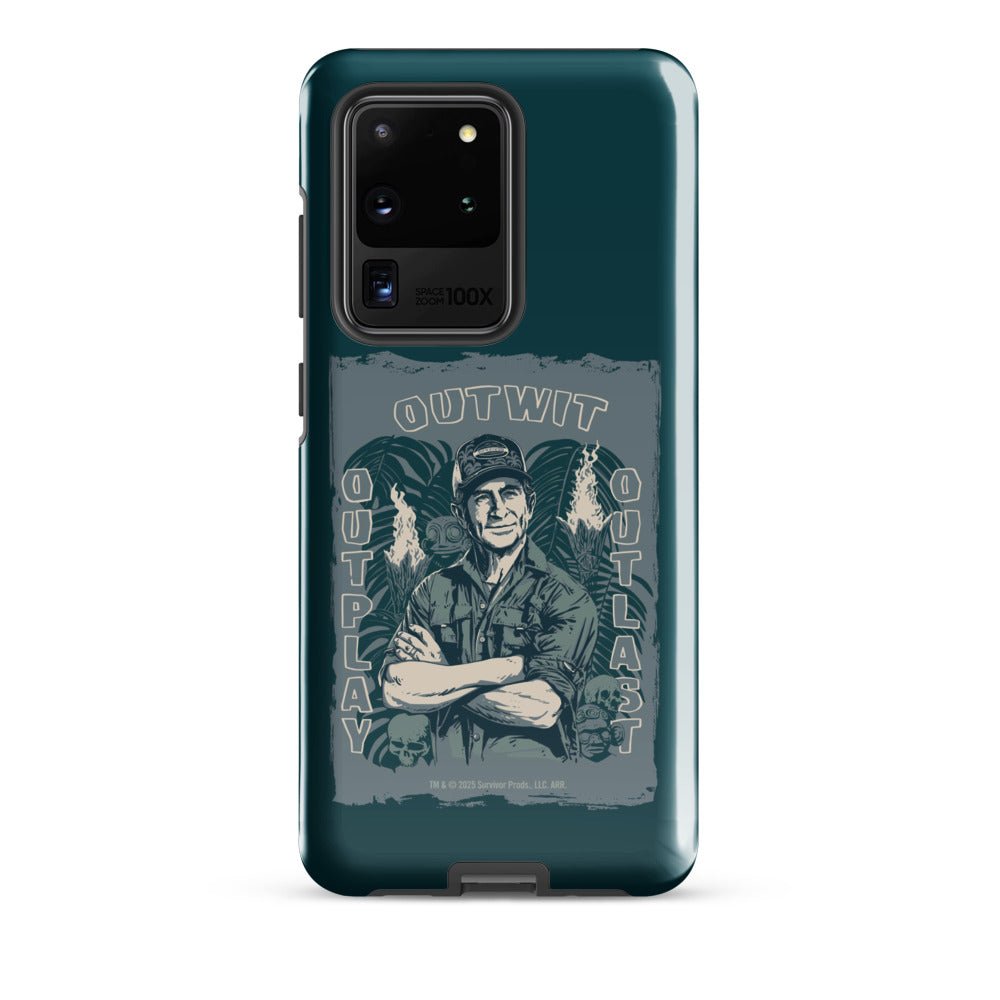 Survivor Samsung Tough Case Jeff Tribal Outwit. Outplay. Outlast. - Paramount Shop