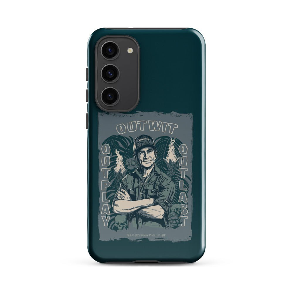 Survivor Samsung Tough Case Jeff Tribal Outwit. Outplay. Outlast. - Paramount Shop