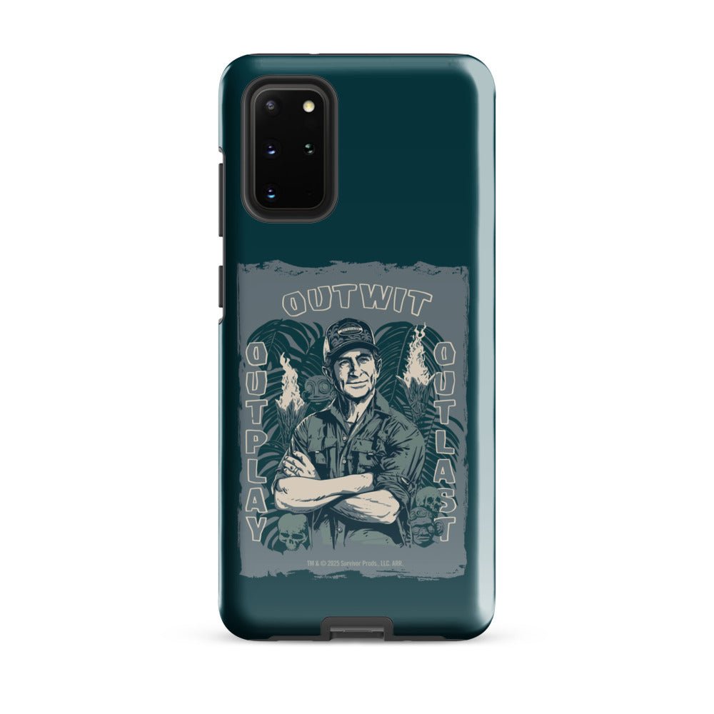 Survivor Samsung Tough Case Jeff Tribal Outwit. Outplay. Outlast. - Paramount Shop
