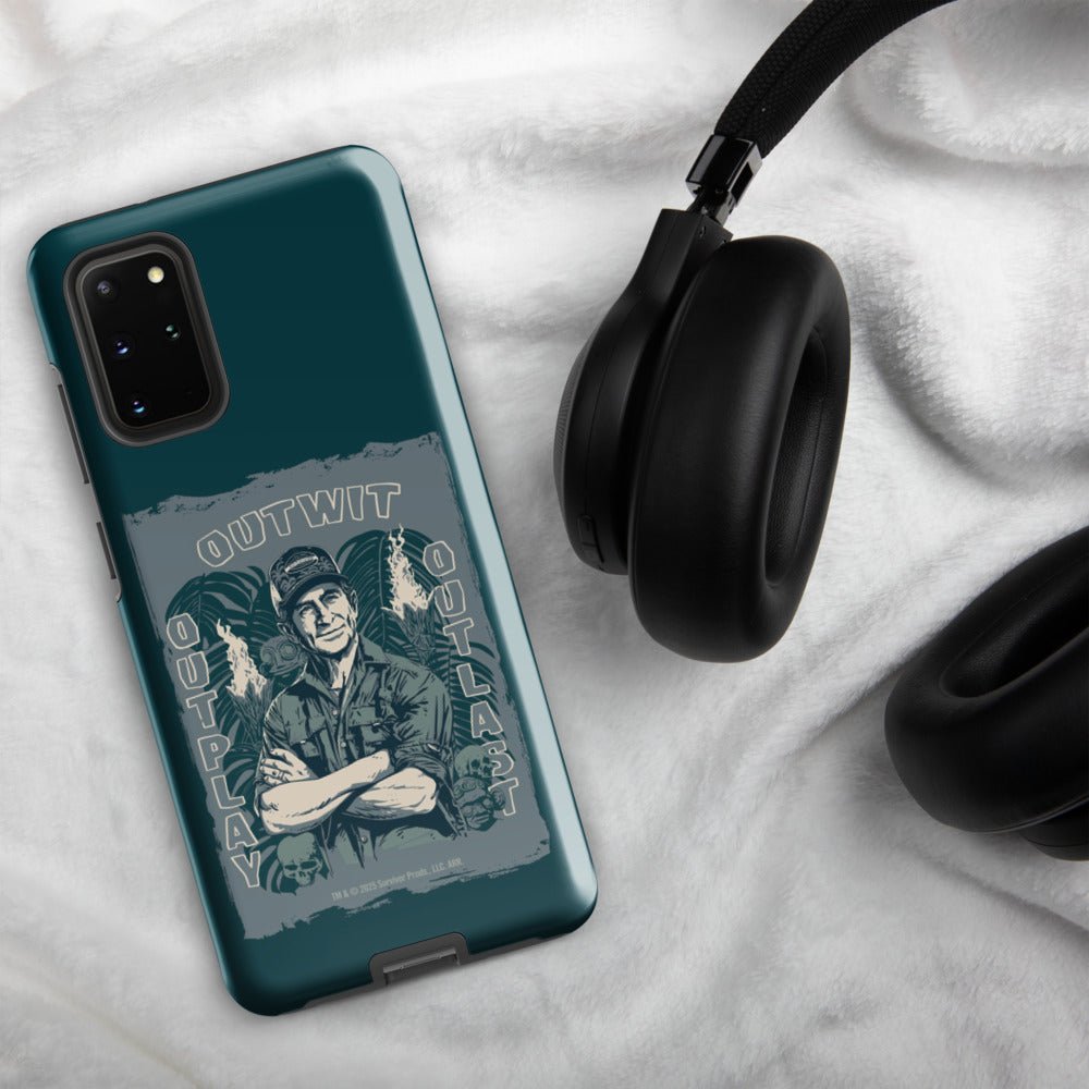 Survivor Samsung Tough Case Jeff Tribal Outwit. Outplay. Outlast. - Paramount Shop