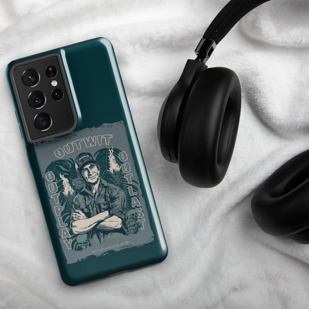 Survivor Samsung Tough Case Jeff Tribal Outwit. Outplay. Outlast. - Paramount Shop