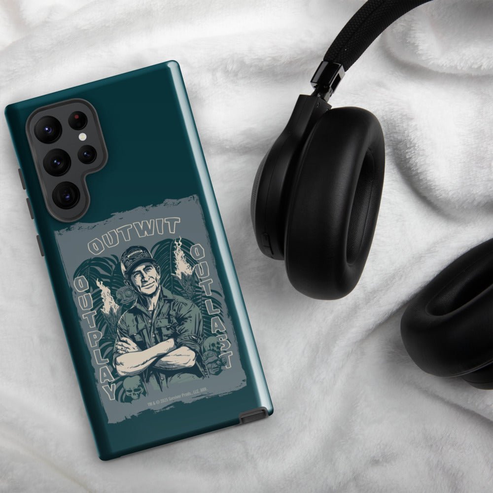 Survivor Samsung Tough Case Jeff Tribal Outwit. Outplay. Outlast. - Paramount Shop