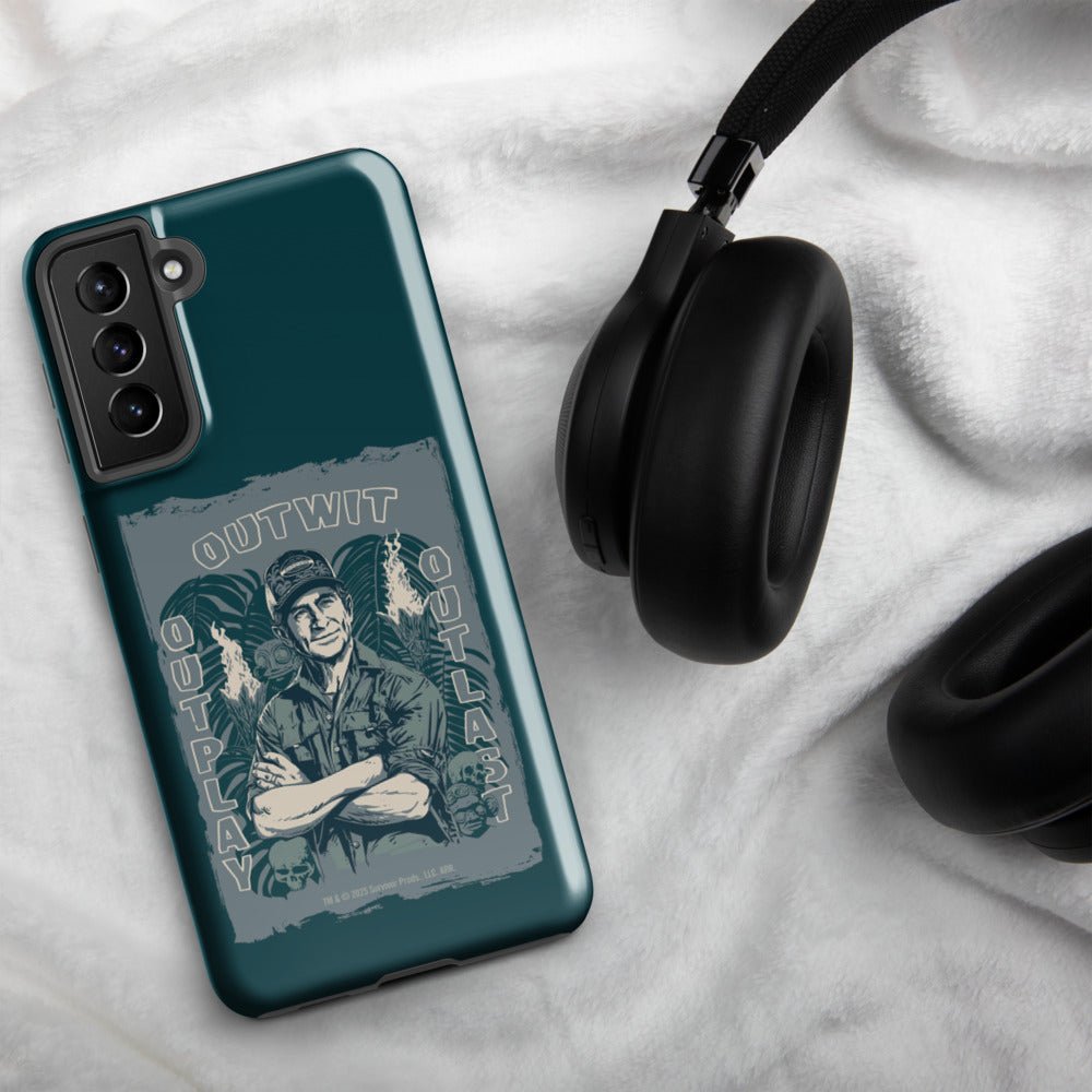 Survivor Samsung Tough Case Jeff Tribal Outwit. Outplay. Outlast. - Paramount Shop