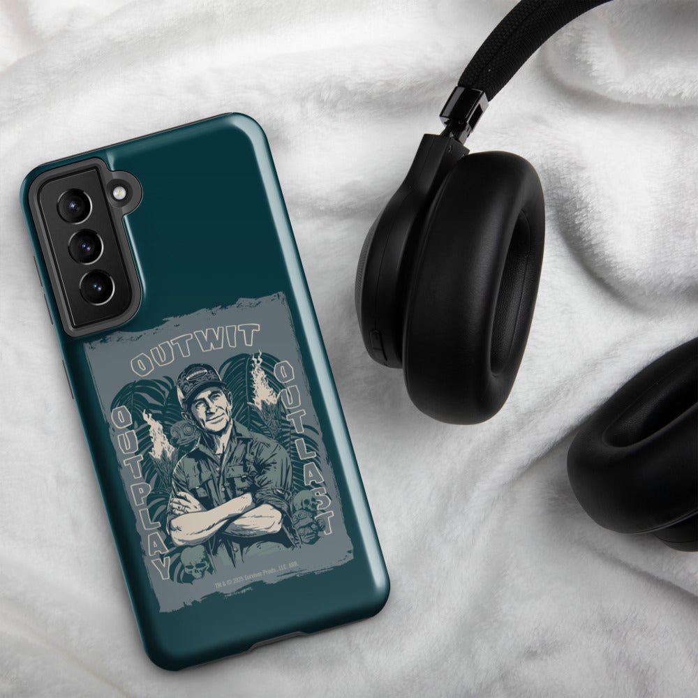Survivor Samsung Tough Case Jeff Tribal Outwit. Outplay. Outlast. - Paramount Shop