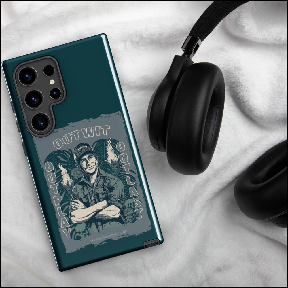 Survivor Samsung Tough Case Jeff Tribal Outwit. Outplay. Outlast. - Paramount Shop