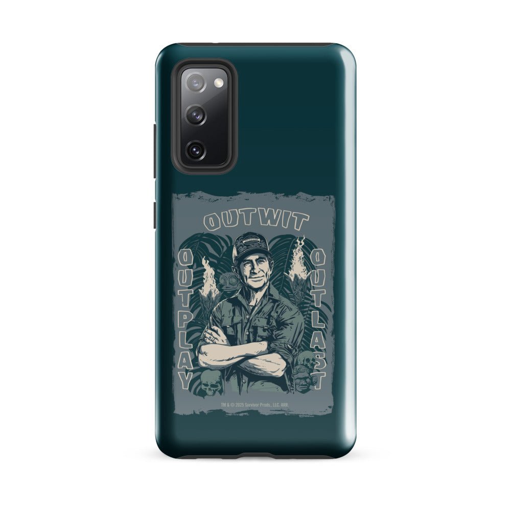 Survivor Samsung Tough Case Jeff Tribal Outwit. Outplay. Outlast. - Paramount Shop