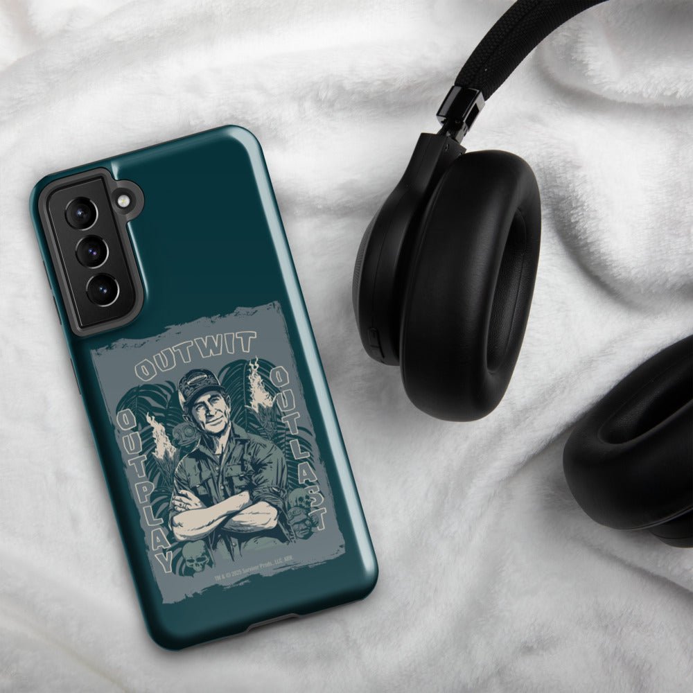 Survivor Samsung Tough Case Jeff Tribal Outwit. Outplay. Outlast. - Paramount Shop