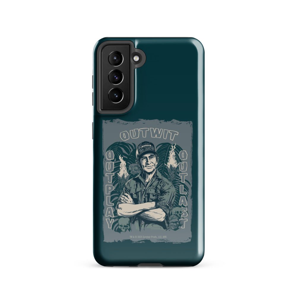 Survivor Samsung Tough Case Jeff Tribal Outwit. Outplay. Outlast. - Paramount Shop