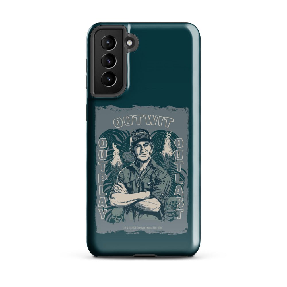 Survivor Samsung Tough Case Jeff Tribal Outwit. Outplay. Outlast. - Paramount Shop