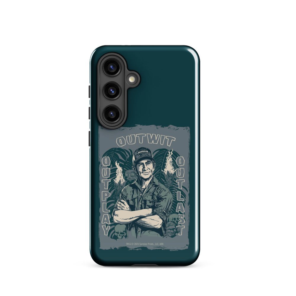 Survivor Samsung Tough Case Jeff Tribal Outwit. Outplay. Outlast. - Paramount Shop