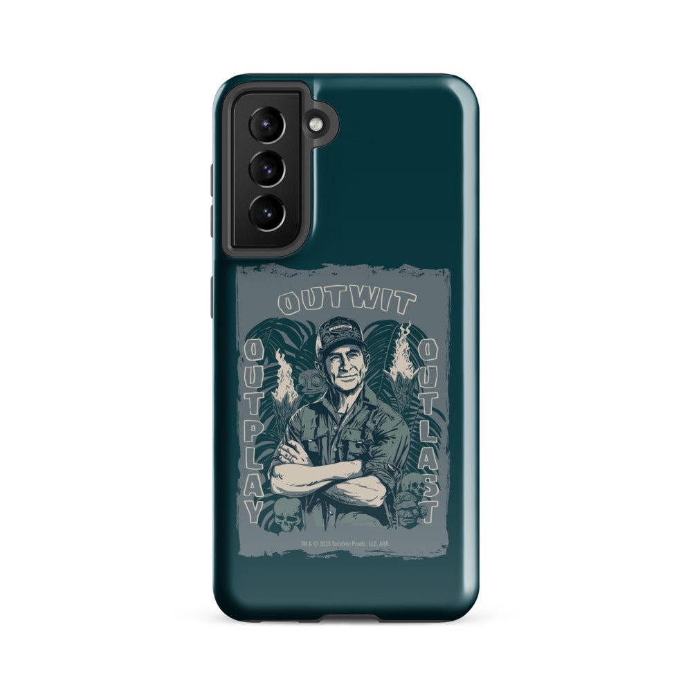 Survivor Samsung Tough Case Jeff Tribal Outwit. Outplay. Outlast. - Paramount Shop