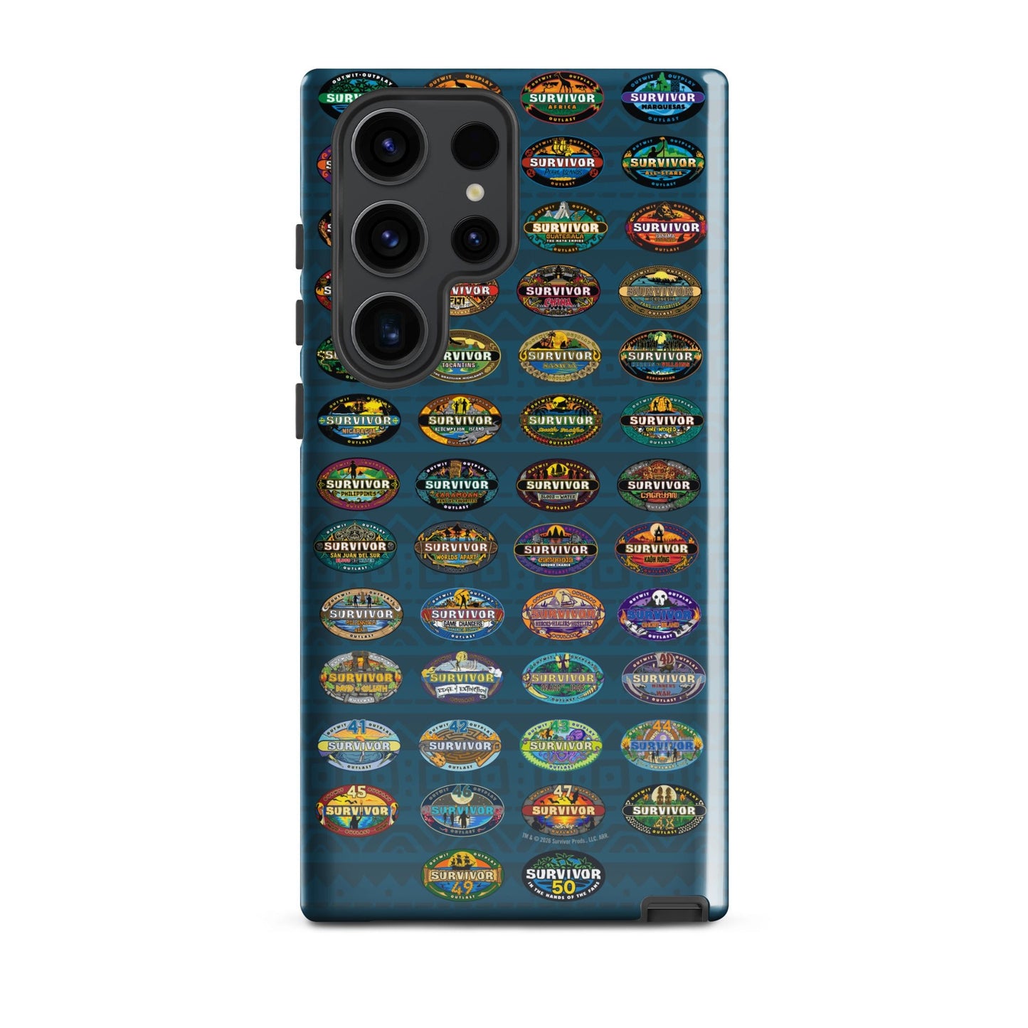 Survivor Samsung Tough Phone Case 50 Seasons Logo - Paramount Shop