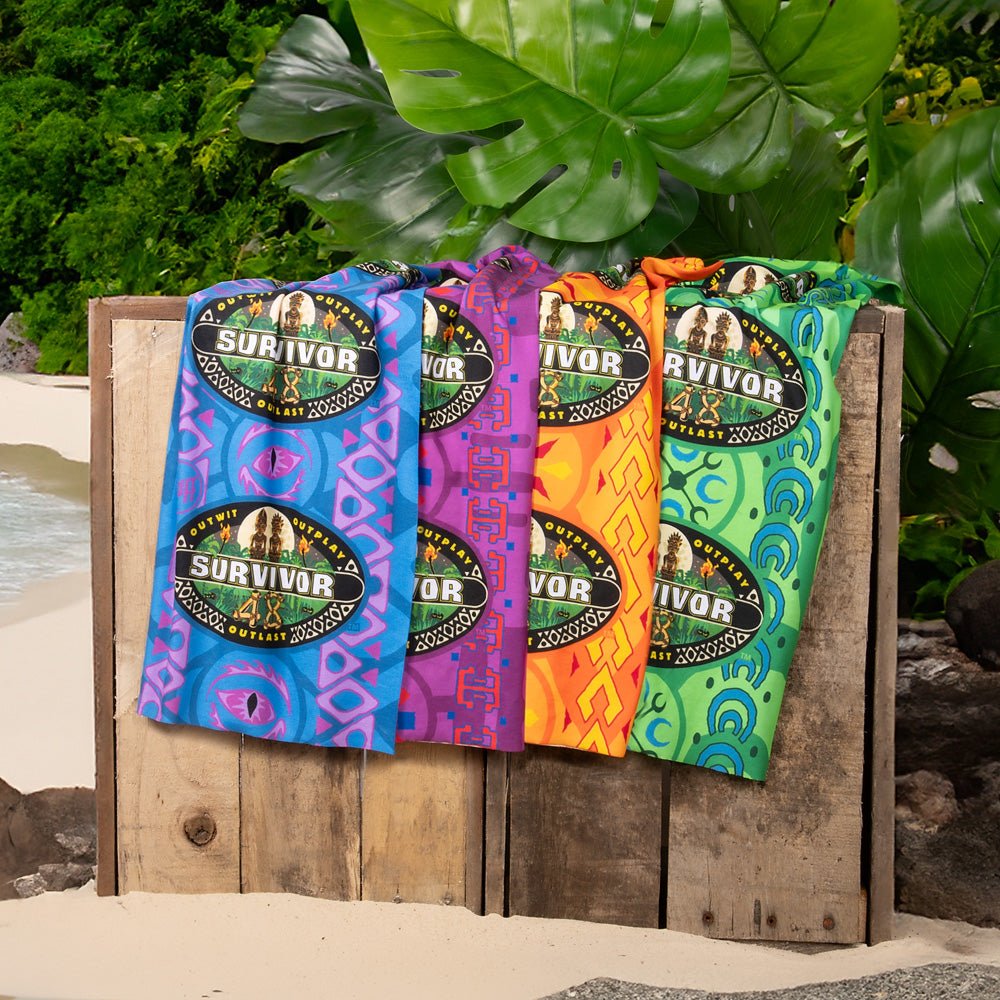 Survivor Season 48 Blue Merge Tribe BUFF® Headwear - Paramount Shop