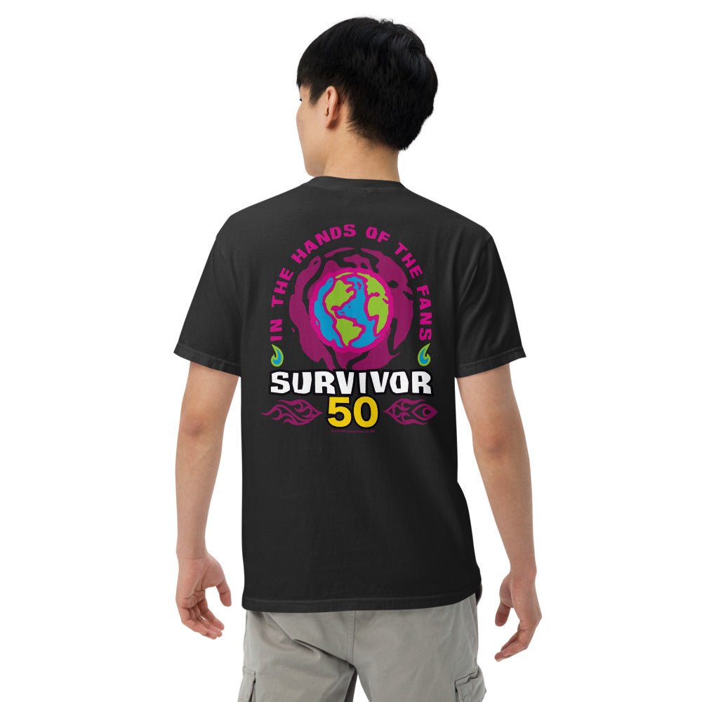 Survivor Season 50 Comfort Colors T-Shirt Earth Tribe - Paramount Shop
