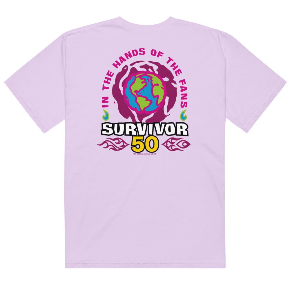 Survivor Season 50 Comfort Colors T-Shirt Earth Tribe - Paramount Shop
