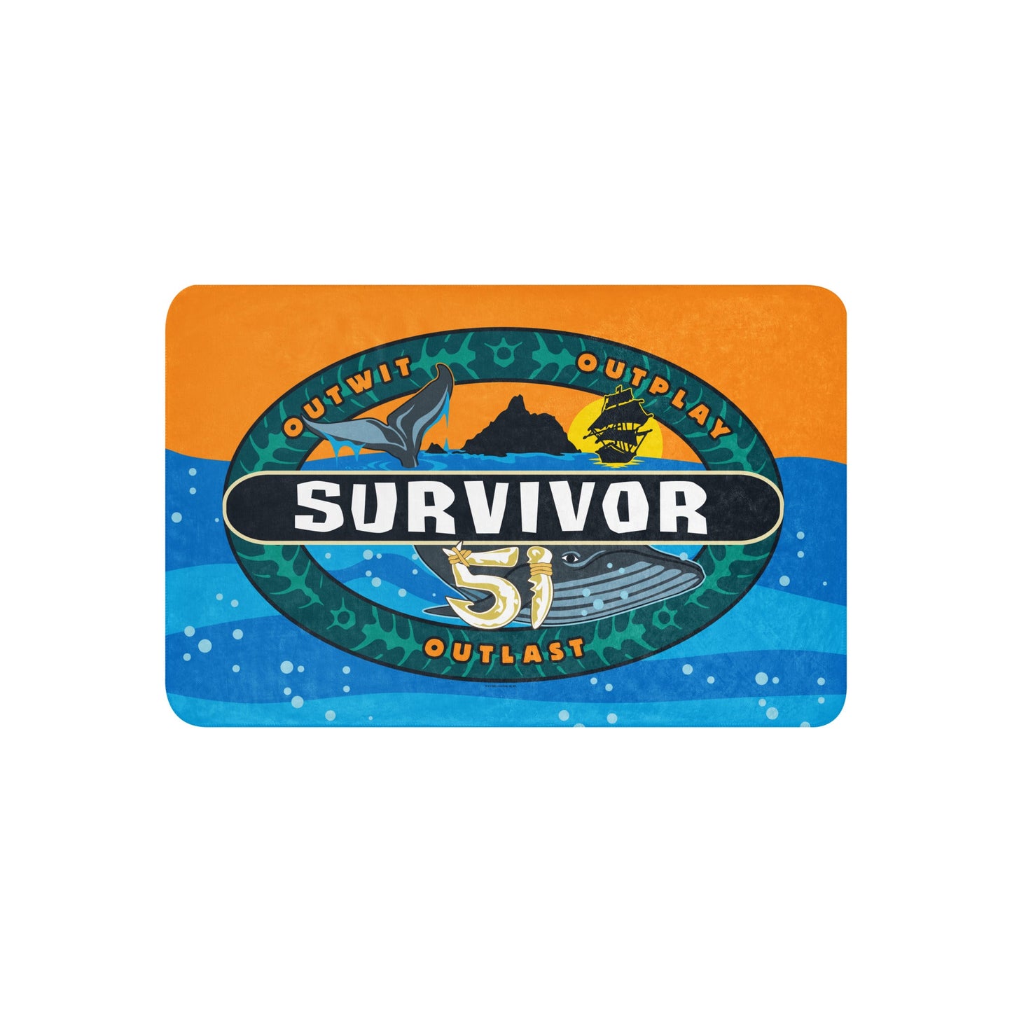 Survivor Sherpa Blanket Season 51 - Paramount Shop