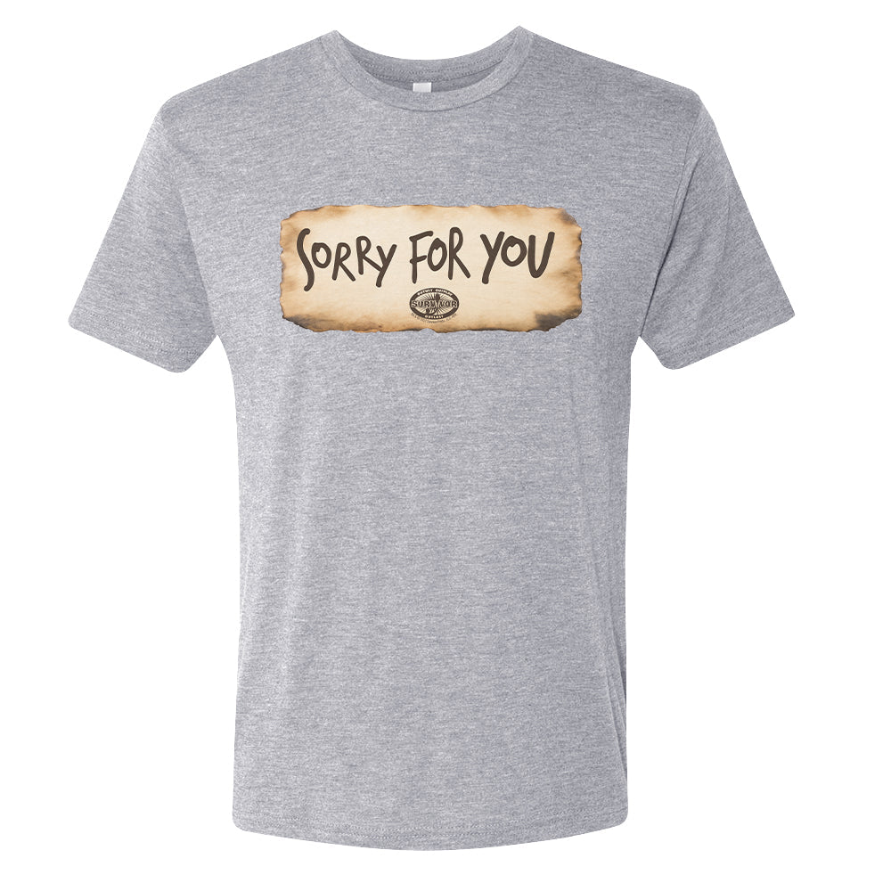 Survivor Sorry For You Men's Tri - Blend T - Shirt - Paramount Shop