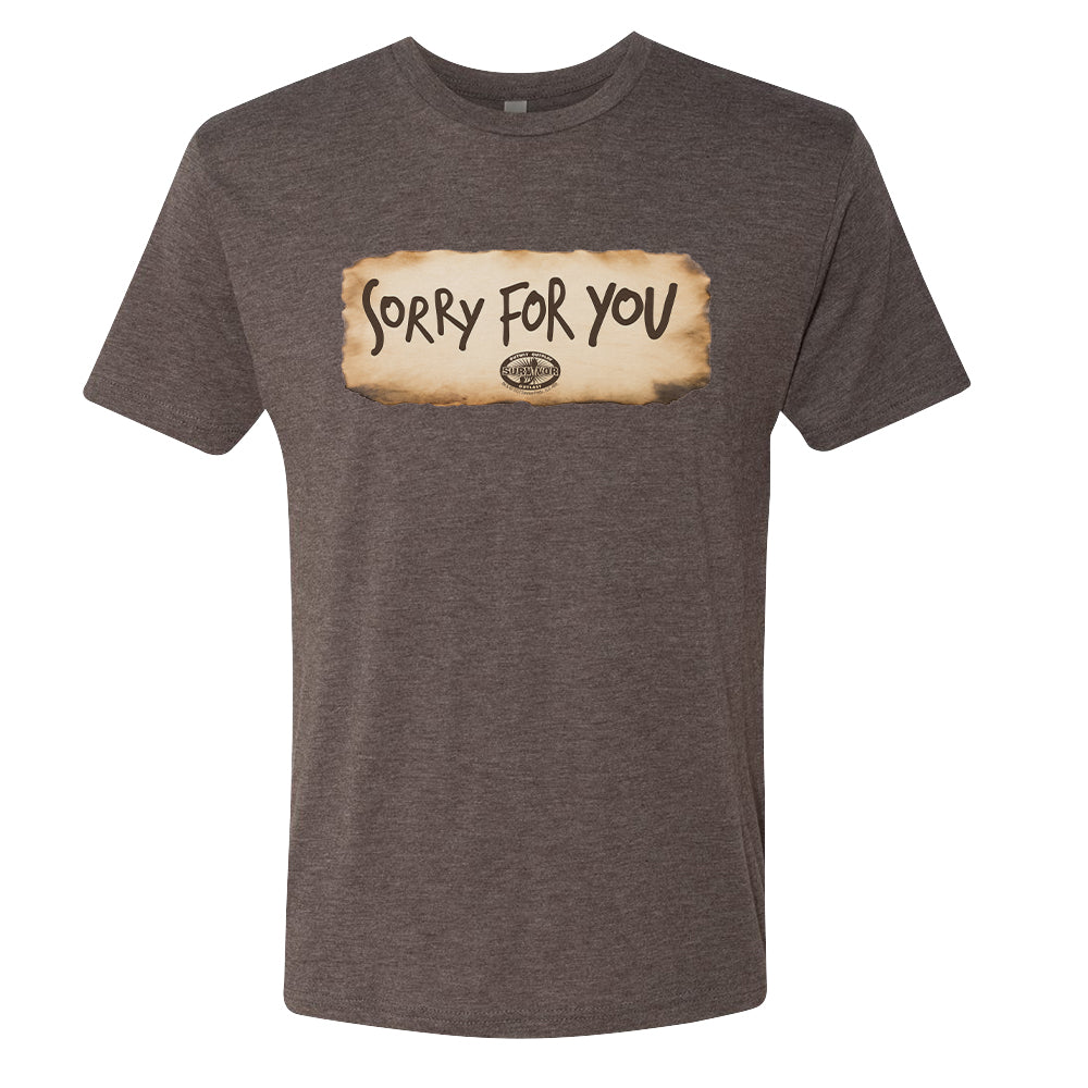 Survivor Sorry For You Men's Tri - Blend T - Shirt - Paramount Shop