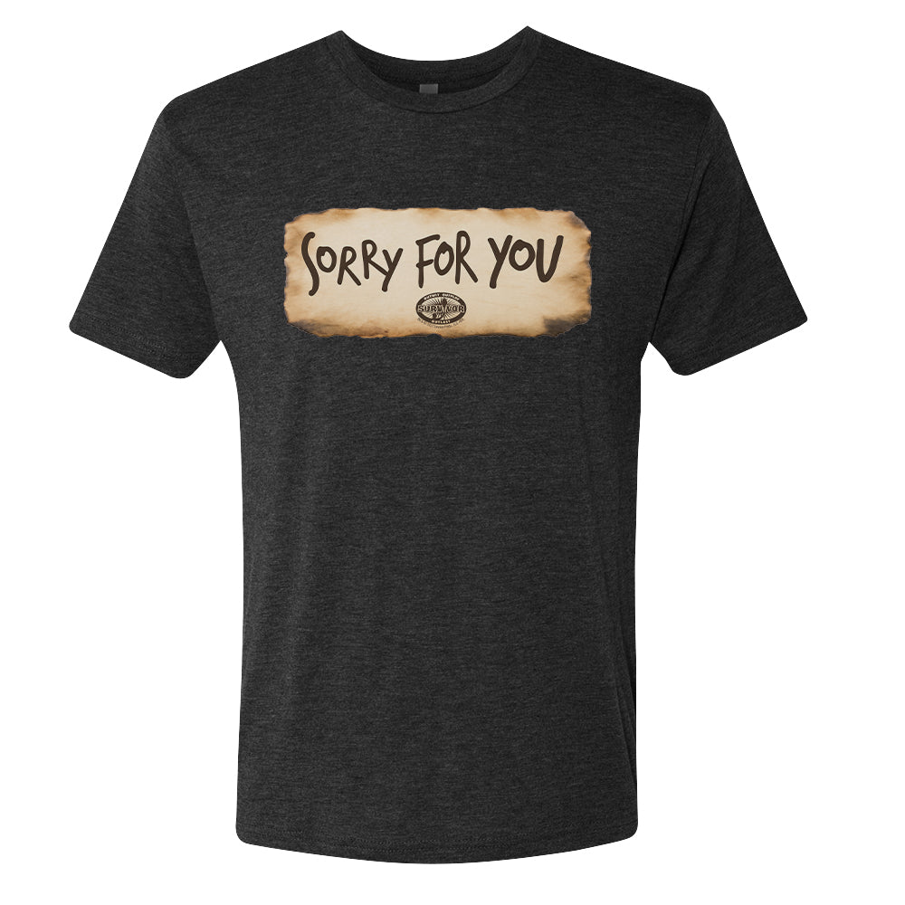 Survivor Sorry For You Men's Tri - Blend T - Shirt - Paramount Shop