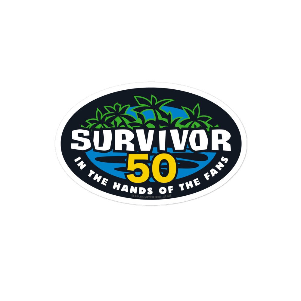 Survivor Sticker Season 50 - Paramount Shop